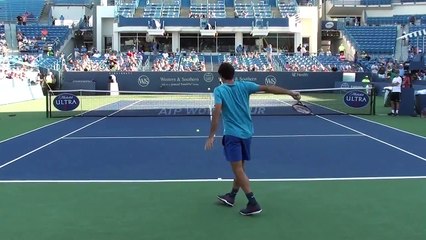Roger Federer Practice at Cincinnati 2015 #4