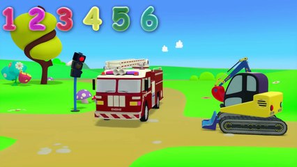 Zeem Zoom Eğitici çizgi film İtfaiye arabalarını sayıyoruz