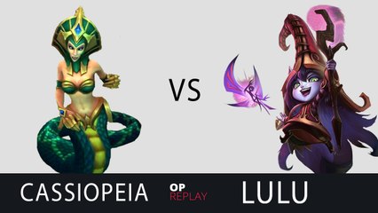 [Highlights] Cassiopeia vs Lulu - SKT T1 Faker vs Eazyhoon, EUW LOL SoloQ
