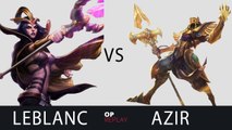 [Highlights] LeBlanc vs Azir - SKT T1 Faker EUW LOL SoloQ