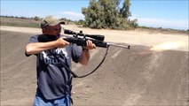 Shooting at Low-Bridge with [S&W M&P AR 15,GLOCK 20 FULLY LOADED,RUGER MINI 14,MOSBERG 12]