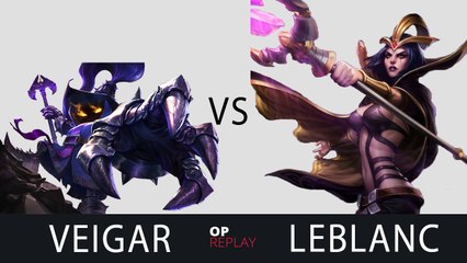[Highlights] Veigar vs LeBlanc - FNC Febiven EUW LOL SoloQ