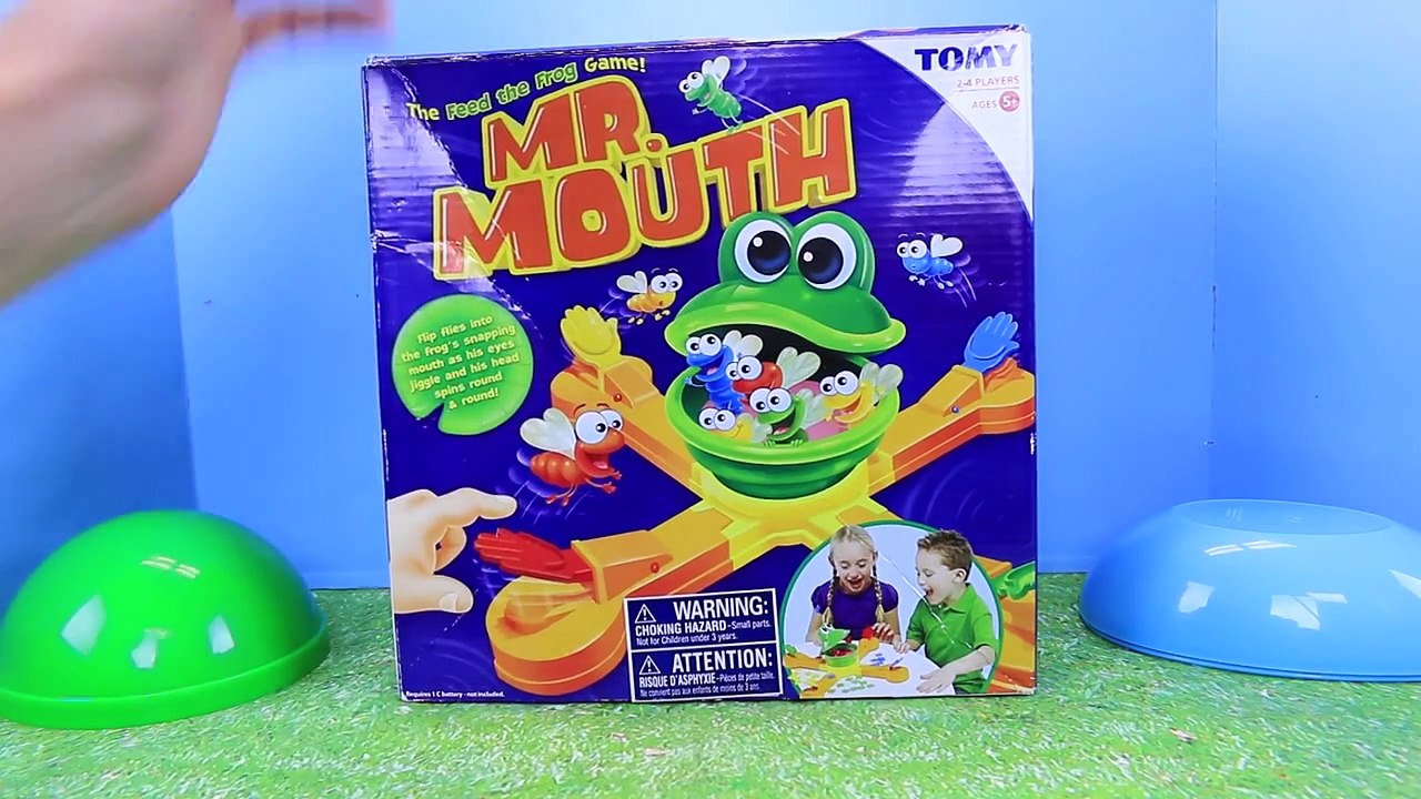 Mr Mouth Frog Eating Flies Fun Vintage Game with Surprise Toys Blind Bags Shoot Bug into M