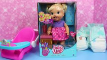 Baby Alive Babys New Teeth Diaper Opening Shopkins Surprise Toys and Imaginext Bind Bags