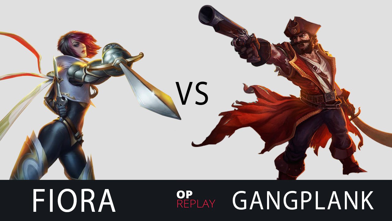 Fiora vs Gangplank - Jin Air SoHwan KR LOL Challenger 1060LP