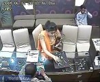 Female thief caught on CCTV camera stealing jewellery