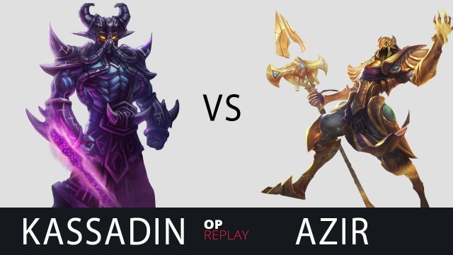 Kassadin vs Azir - FNC Febiven EUW LOL Challenger 823LP