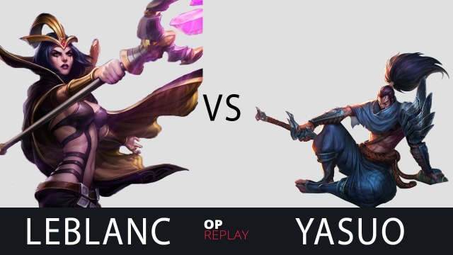 LeBlanc vs Yasuo - SKT T1 Faker EUW LOL Challenger