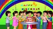 KZKCARTOON TV -Happy birthday to you - 3D Animation English rhyme for children wirh lyrics