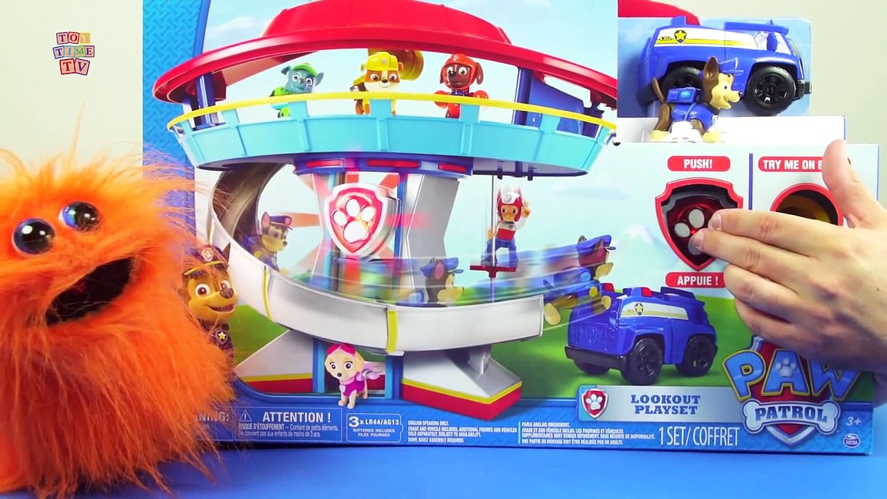 Paw Patrol LookOut with Chases SUV Playset Toy Review [Nickelodeon] [Nick Jr]
