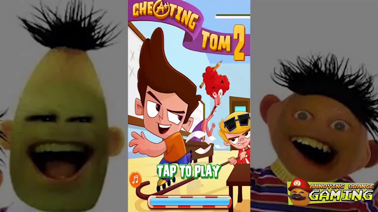 Annoying Orange & Pear Play - CHEATING TOM 2- HOT LAVA!
