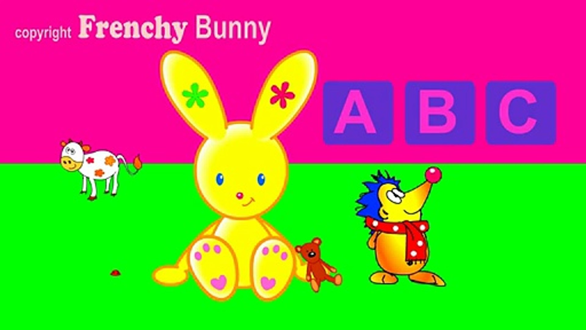 ⁣chanson de l'Alphabet, en français - The French alphabet song! Frenchy Bunny - YouTube