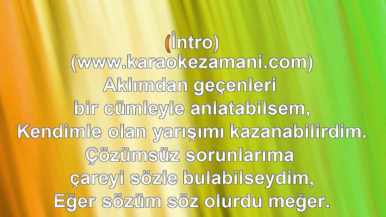 Sagopa Kajmer - Meftun - 2013 TÜRKÇE KARAOKE