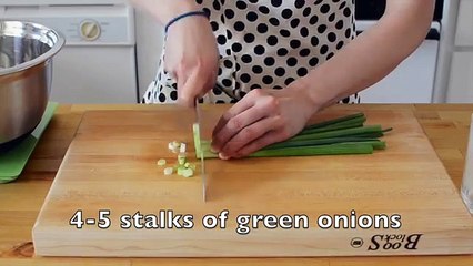 Green Onion Paratha or Pancake - Made Easy and Popular Chinese Snack