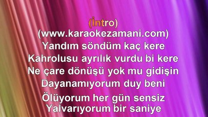 Sanem Aydın - Duygularımla - 2011 TÜRKÇE KARAOKE