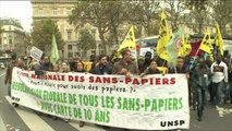 تظاهرة لوقف استغلال المهاجرين غير النظاميين في فرنسا