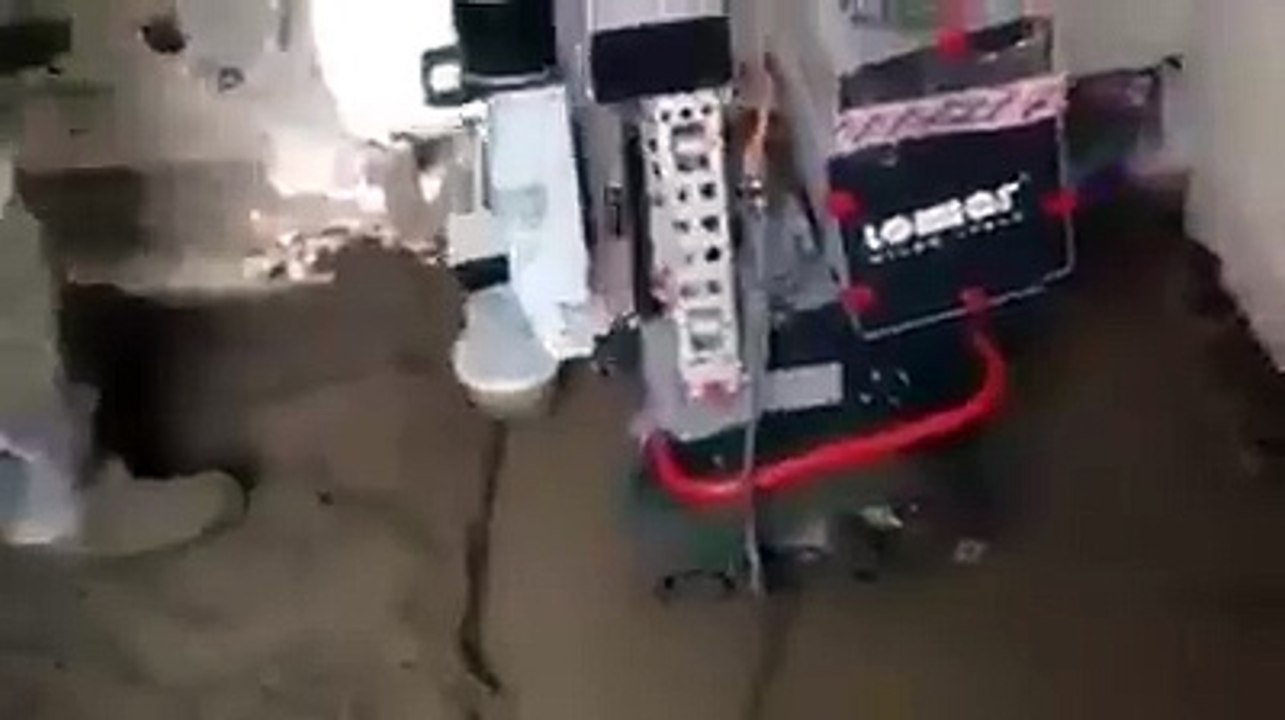 On the ground floor machine