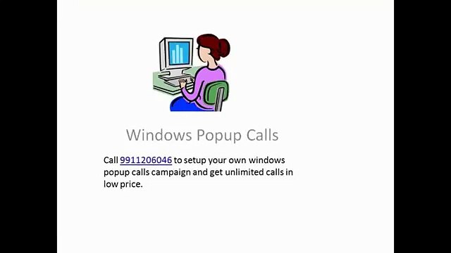 Windows popup calls provider 9911206046