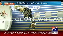 Exclusive Video of Shaheen Aircraft after Crash Landing @ Lahore