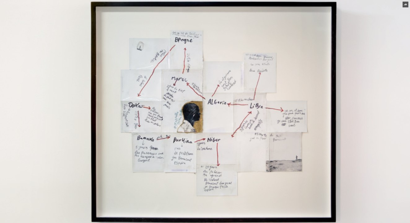 Jim Goldberg, Demba’s Map - 2008 VOSTA