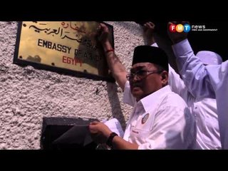 PERKASA campak memorandum di Kedutaan Mesir