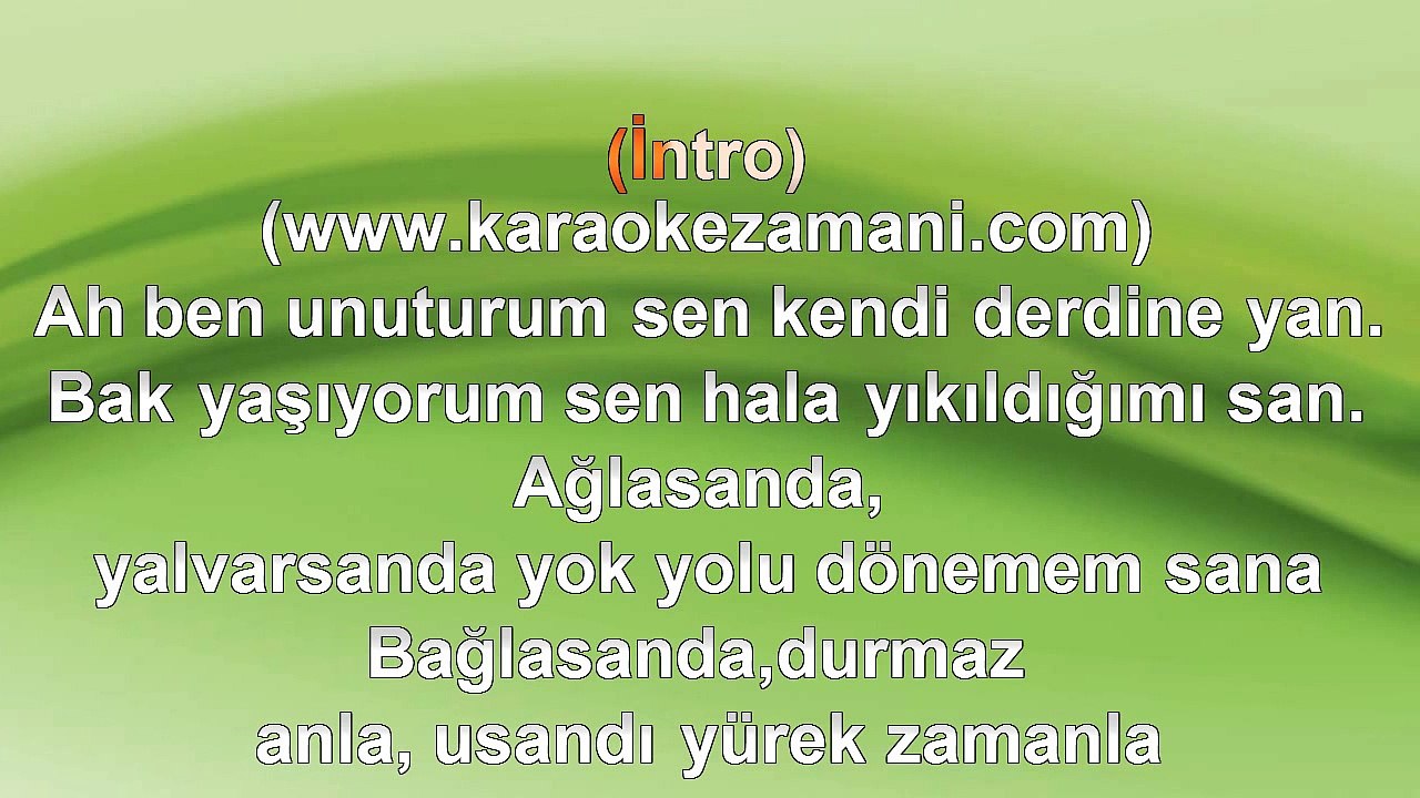 Selim Gülgören - Tarihe Gömdüm - (Mustafa Başal Vrs) - (2012 TÜRKÇE KARAOKE