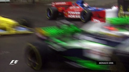 Monaco 1996  A shock win for Panis in the wet_2