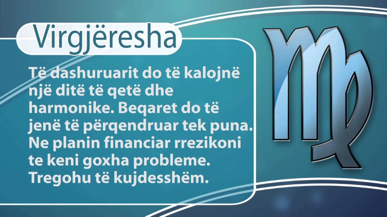 Rreze Dielli - Horoskopi 3 Nentor 2015