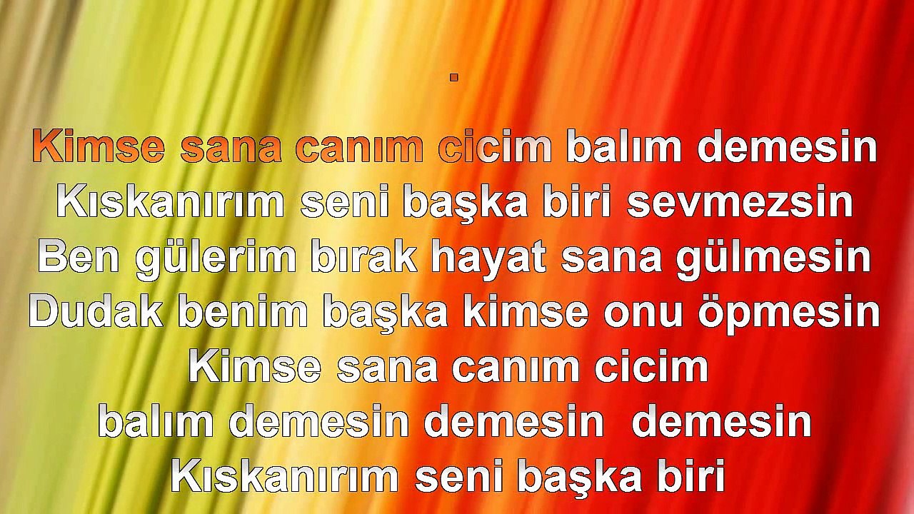 Serdar Ortaç - Balım 2015 TÜRKÇE KARAOKE