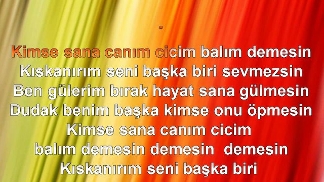 Serdar Ortaç - Balım 2015 TÜRKÇE KARAOKE