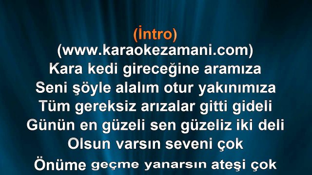 Serdar Ortaç - Kara Kedi - 2010 TÜRKÇE KARAOKE