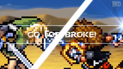 One Minute Melee - Link Vs Sora (Zelda vs Kingdom Hearts) 60fps