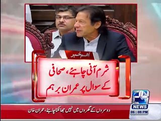 Imran Khan infuriated on the question of divorce to Reham