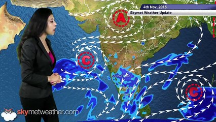 Weather forecast for November 04, 2015: Northeast Monsoon active over South India
