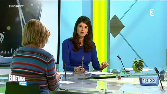 Françoise Thouvenot, présidente de l'association d'adultes et de parents d'enfants DYS invitée de Bretagne Matin