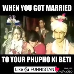 When you're forced to get married with Phupho ki Beti Larke Ka Rona Bhi Dekh Loo Funny 2015 HD