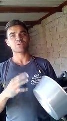 Fazerndo uma forma de bolo em aluminio