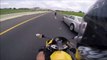 What riding a Bike at 200mph on a Highway looks Like!!