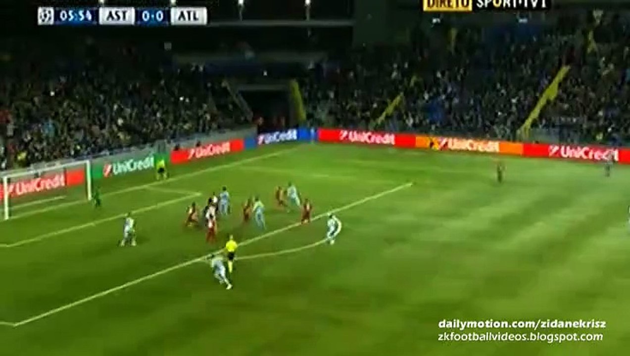 Dmitriy Shomko Amazing Chance - FC Astana v. Atletico Madrid 03.11.2015 HD