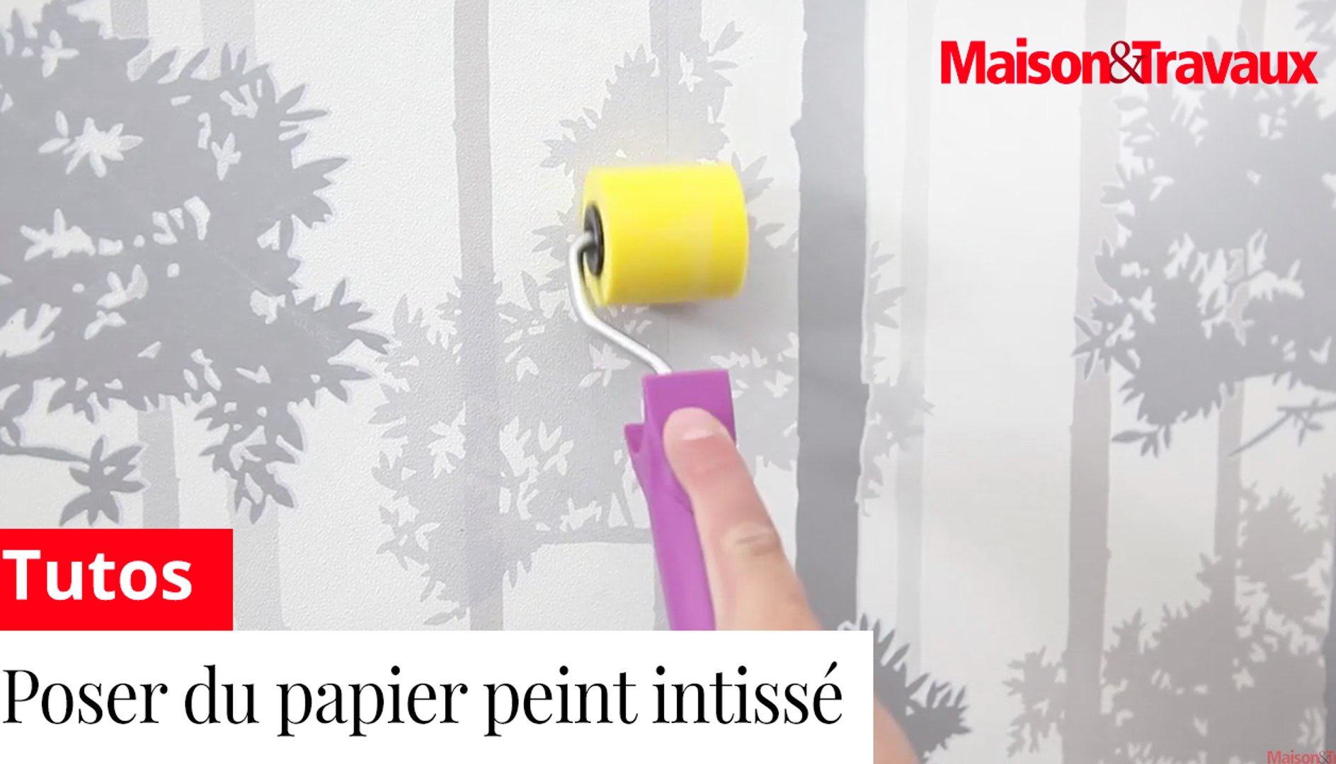Comment poser du papier peint intissé ? - Vidéo Dailymotion