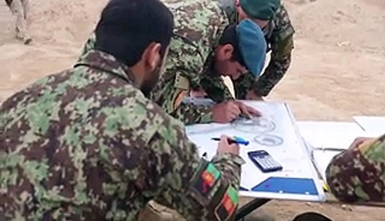 Howitzer Training With Afghan National Army Soldiers