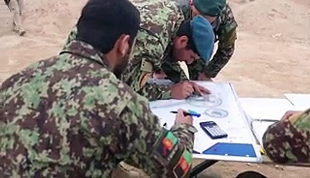 Howitzer Training With Afghan National Army Soldiers