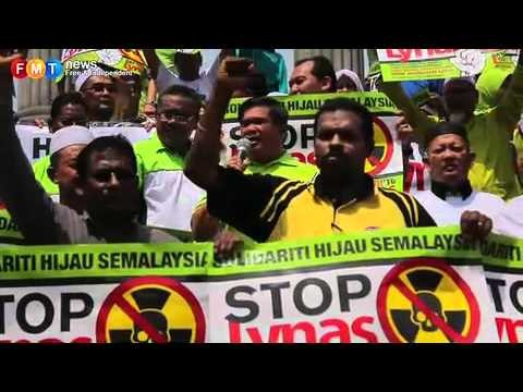 200 at 'Malay' anti-Lynas protest