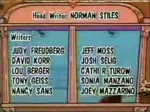 Sesame Street End Credits 1993