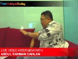FMT RAW: Live Interview with Abdul Rahman Dahlan