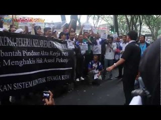 Poor turnout up at labour laws protest