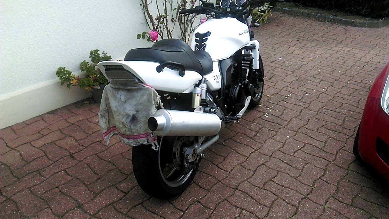 Echappement ZRX origine modifié sur ligne DEVIL