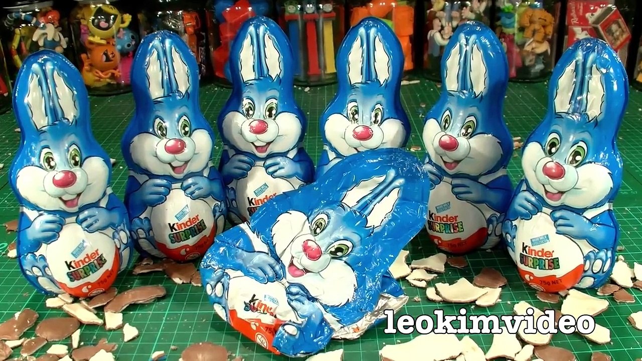 10 Kinder Surprise Bunny Counting Song 1 10 Ultimate Surprise Easter Egg Toys