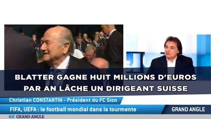 Sepp Blatter gagne huit millions d'euros par an, lâche un dirigeant suisse