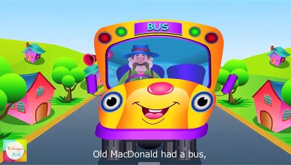 Old MacDonald Had A Bus - Fun Rhymes For Children
